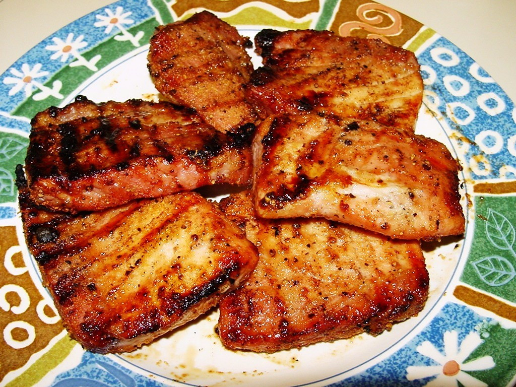 Boneless Pork Chops On The Grill
 Grilled Boneless Pork Sirloin Chops with Brown Sugar Rub