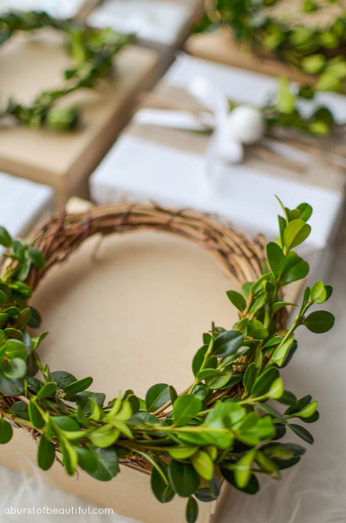 Boxwood Wreath DIY
 Mini Boxwood Wreath Tutorial A Burst of Beautiful