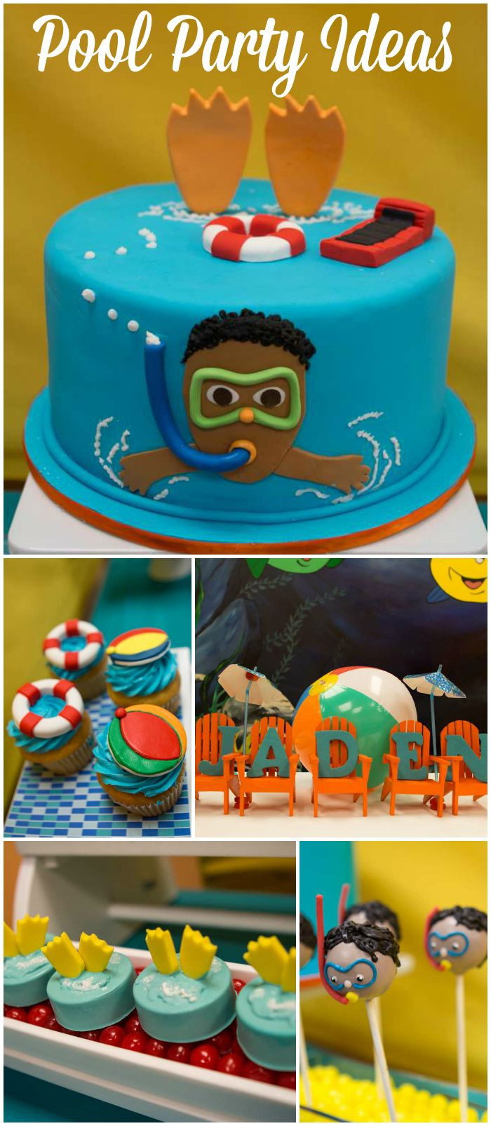Boy Beach Birthday Party Ideas
 Pool Party Birthday "Pool Party Fun w o Sun"