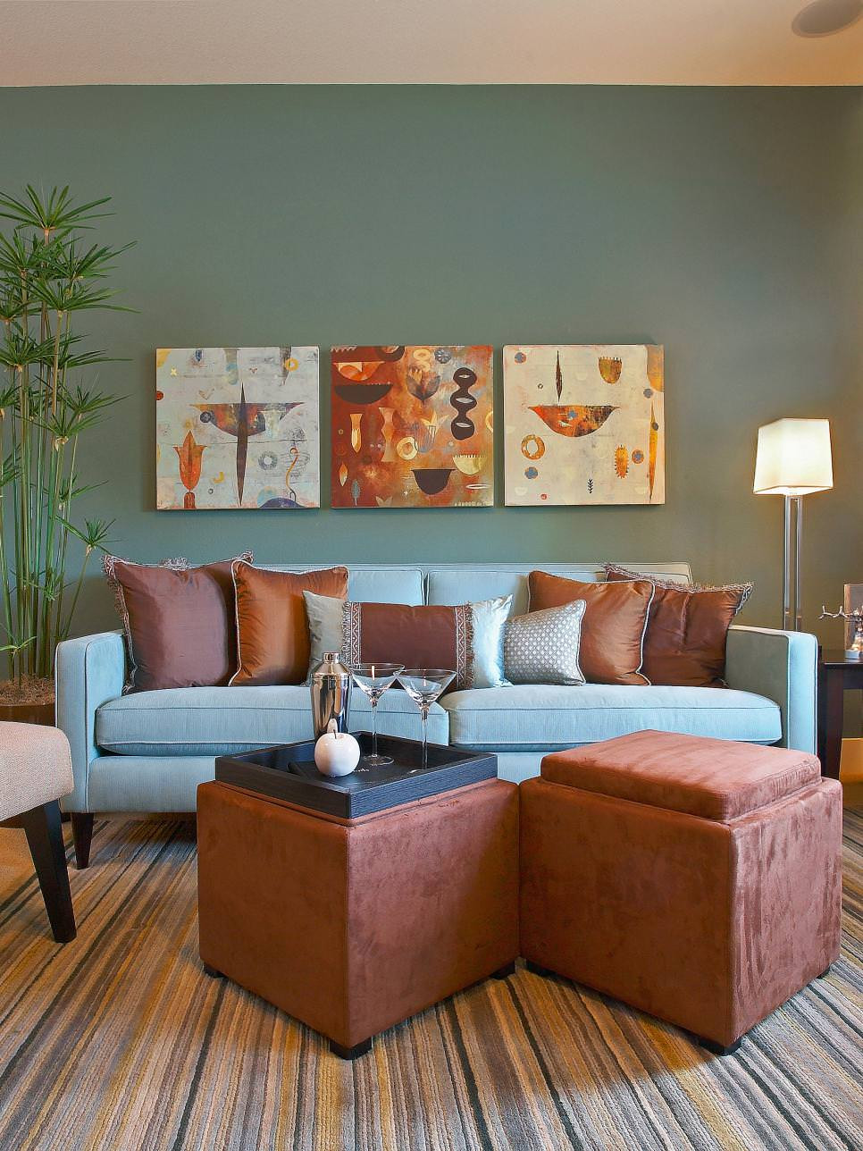 Brown Living Room Ideas
 20 Blue and Brown Living Room Designs Decorating Ideas