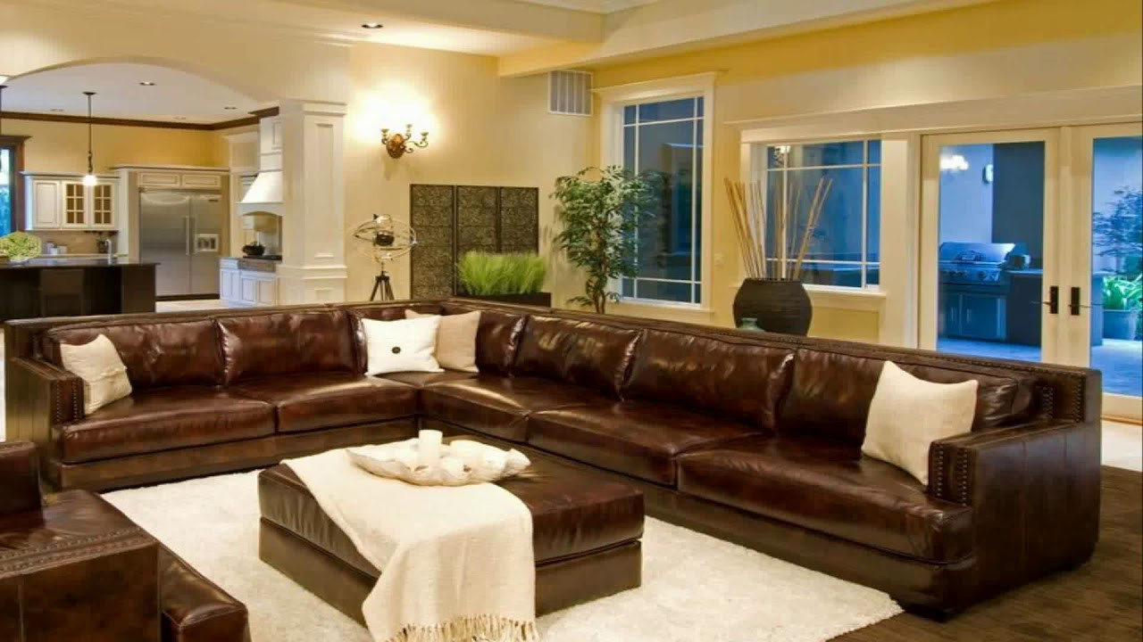 Brown Living Room Ideas
 Living Room Decorating Ideas With Brown Leather Sectional