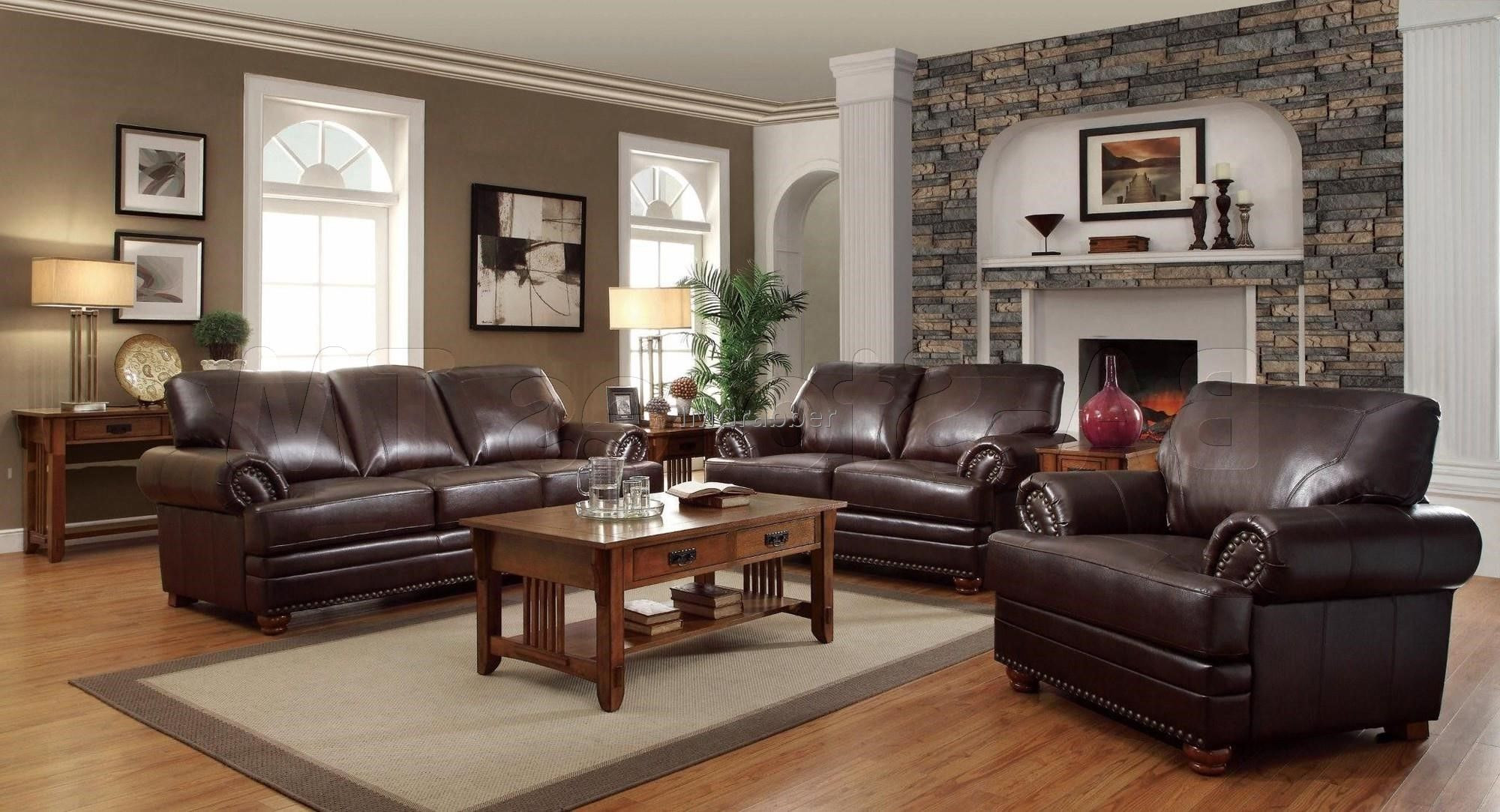 Brown Living Room Ideas
 Attractive Brown Couch Living Room Sofa Decorating Ideas