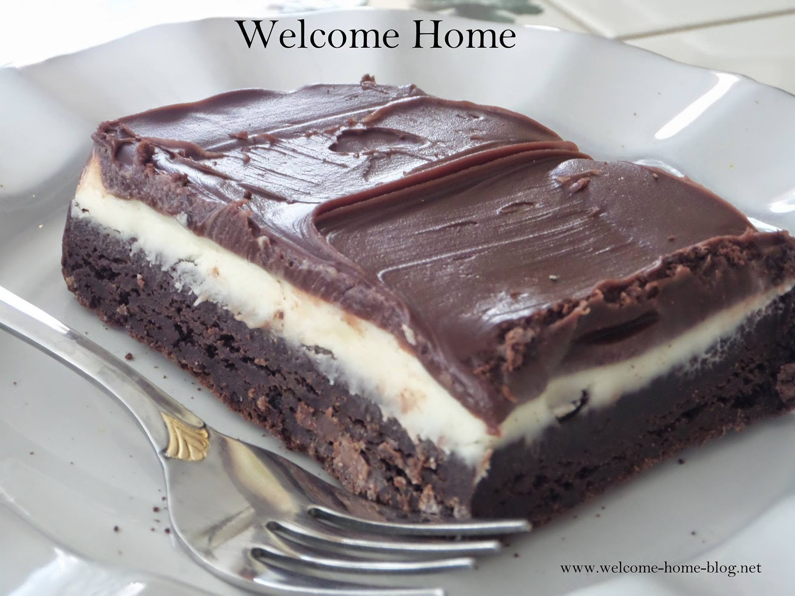 Brownies With Cream Cheese
 Wel e Home Blog ♥ Cream Cheese Brownies with Chocolate