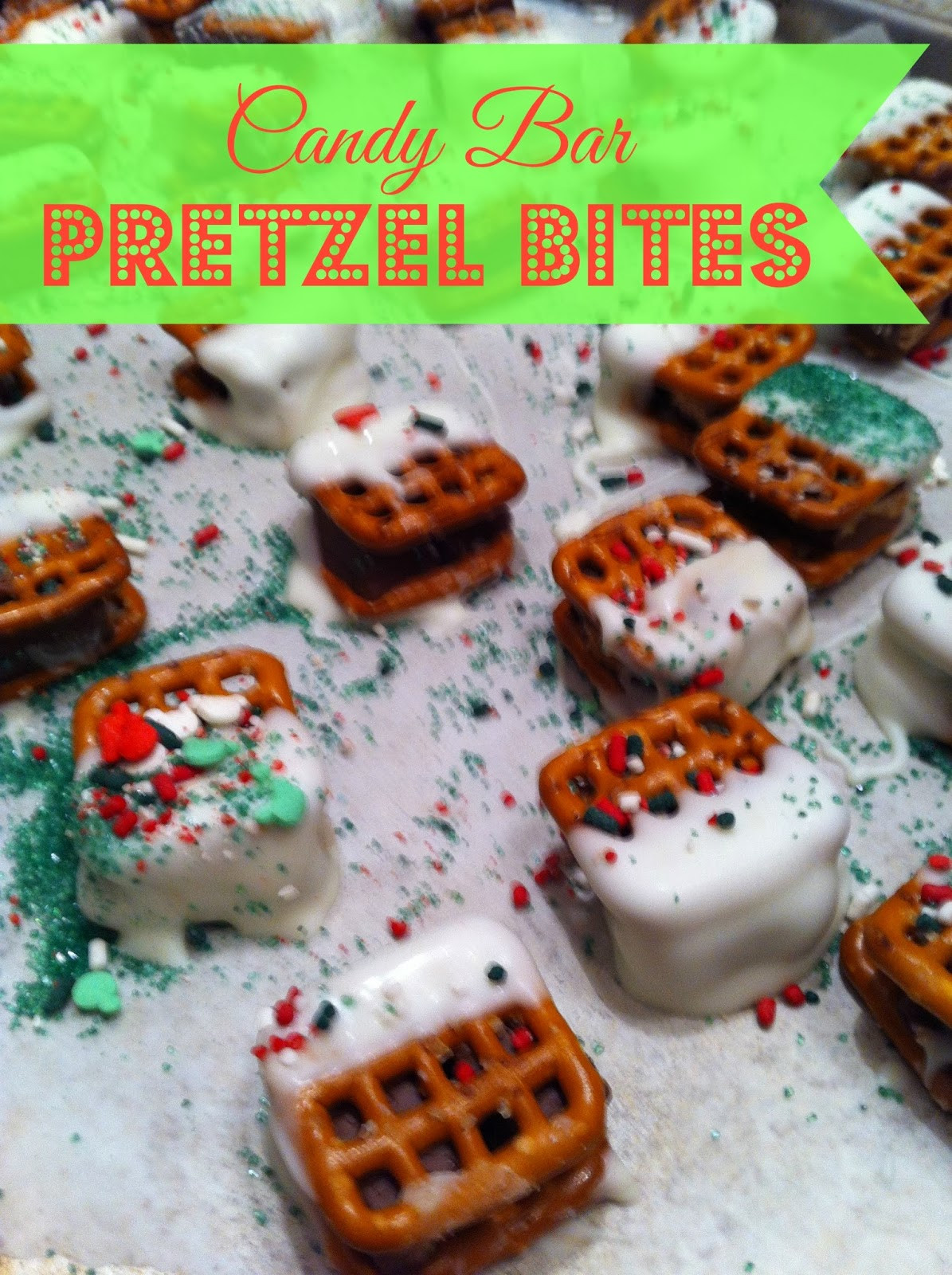 Candy Bar With Pretzels
 our life in a click RecipeCandy Bar Pretzel Bites
