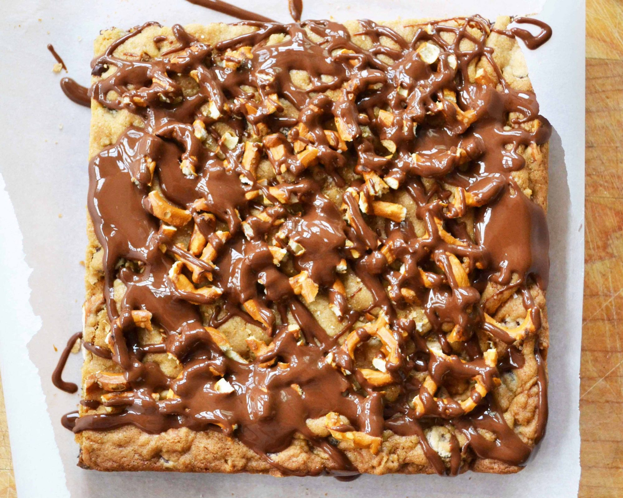 Candy Bar With Pretzels
 Peanut Butter Chocolate Chip & Pretzel Bars Dinner With