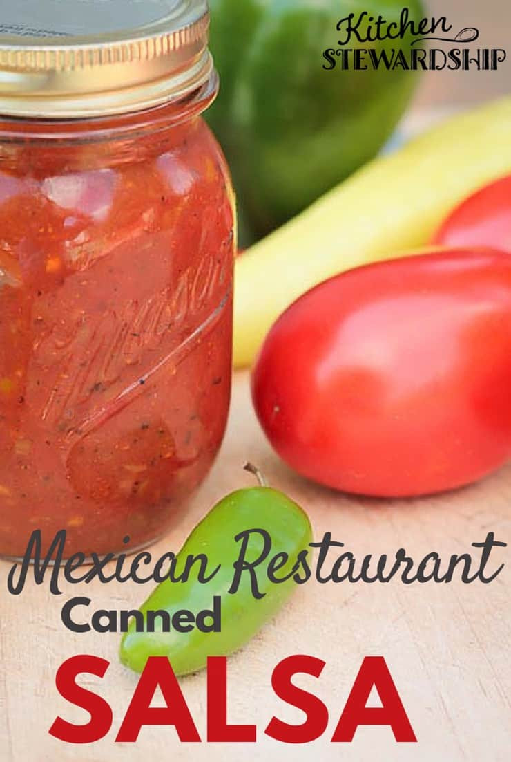 Canning Salsa Recipe
 Easy Restaurant Style Canned Salsa Recipe