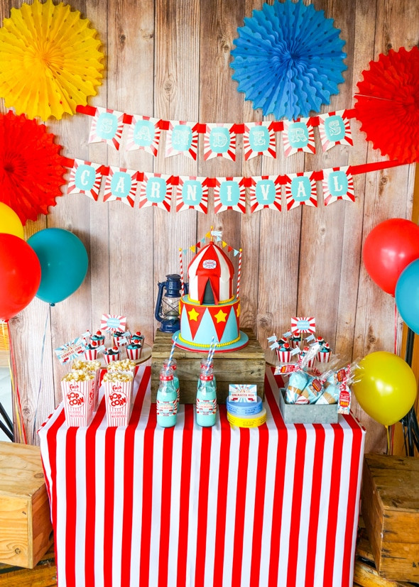 Carnival Birthday Party Decorations
 23 Incredible Carnival Party Ideas Pretty My Party