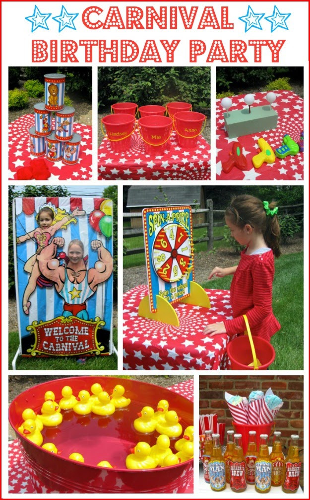 Carnival Birthday Party Decorations
 A Carnival Circus Themed Birthday Party Driven by Decor