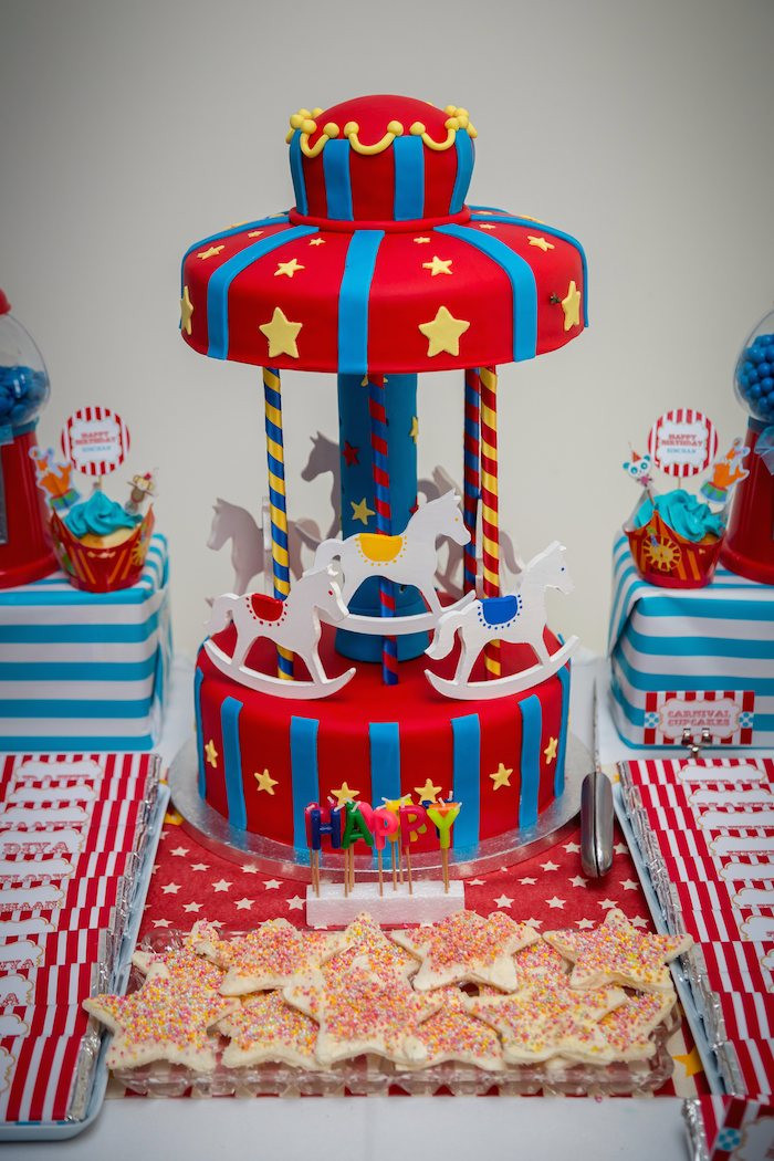Carnival Birthday Party Decorations
 Kara s Party Ideas Circus Carnival Themed First Birthday