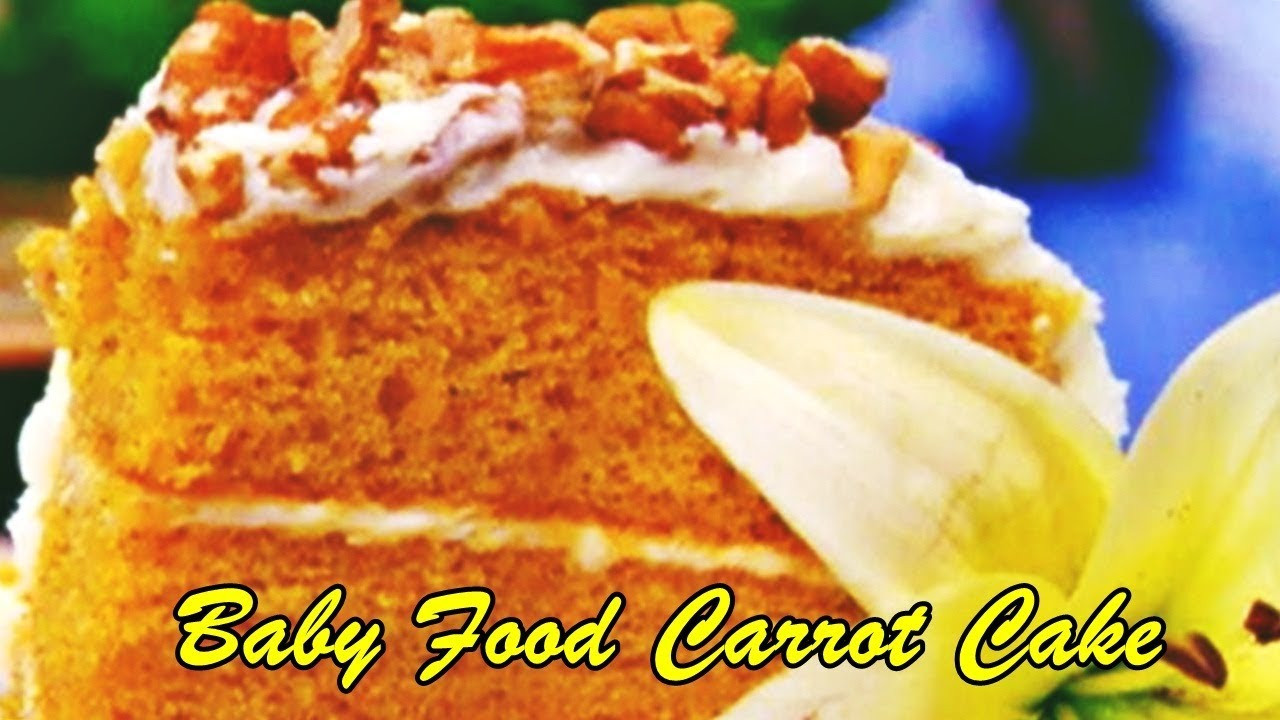 Carrot Cake Made With Baby Food
 Baby Food Carrot Cake