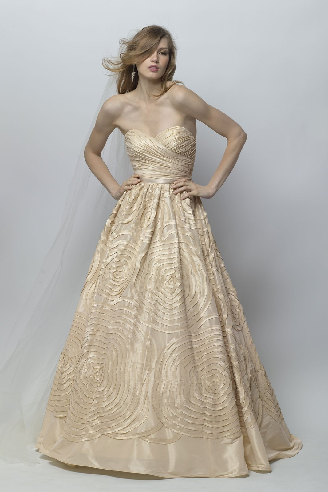 Champagne Wedding Gowns
 14 Champagne wedding dresses