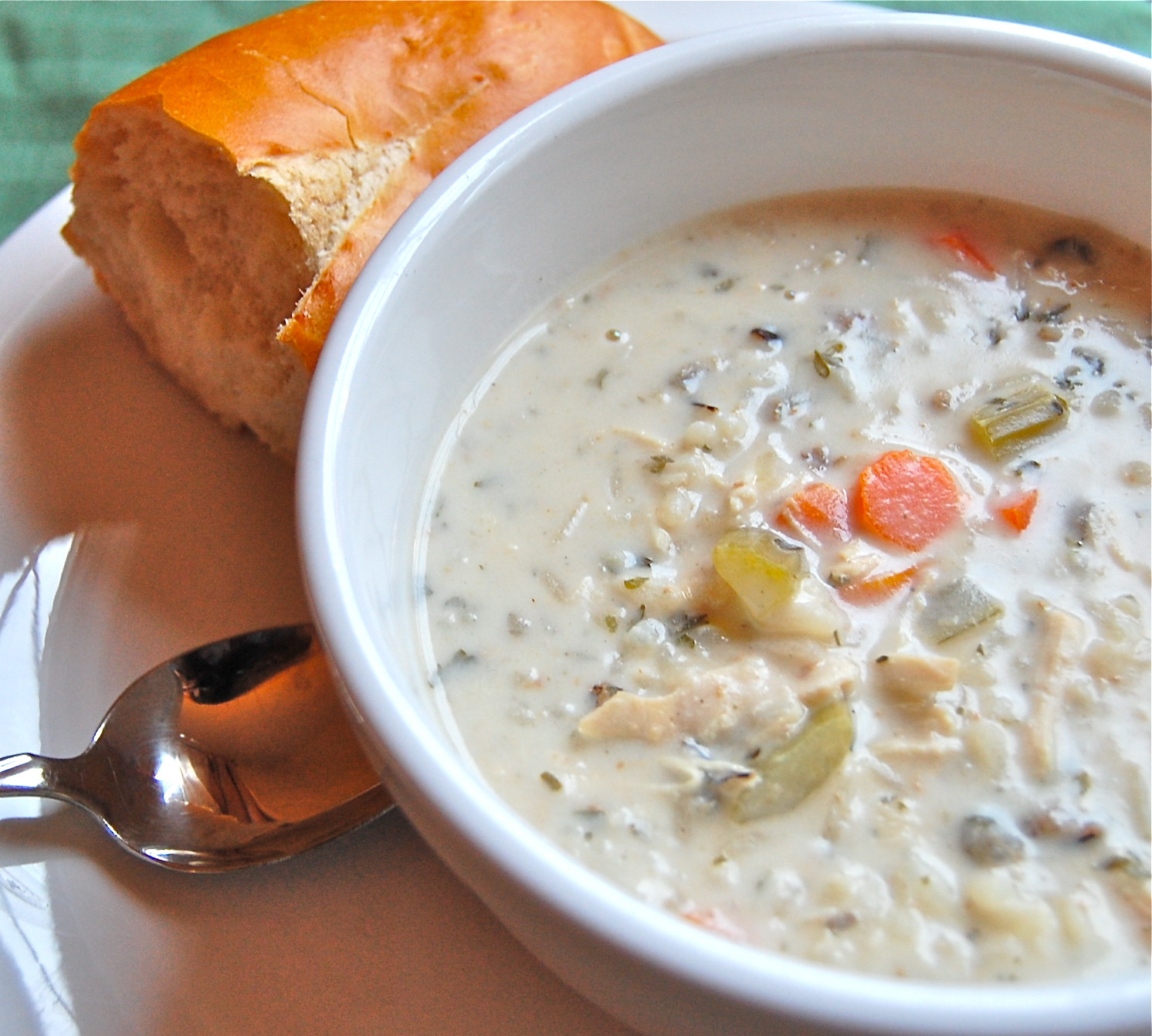 Chicken Wild Rice Soup
 Chef Mommy Slow Cooker Creamy Chicken and Wild Rice Soup