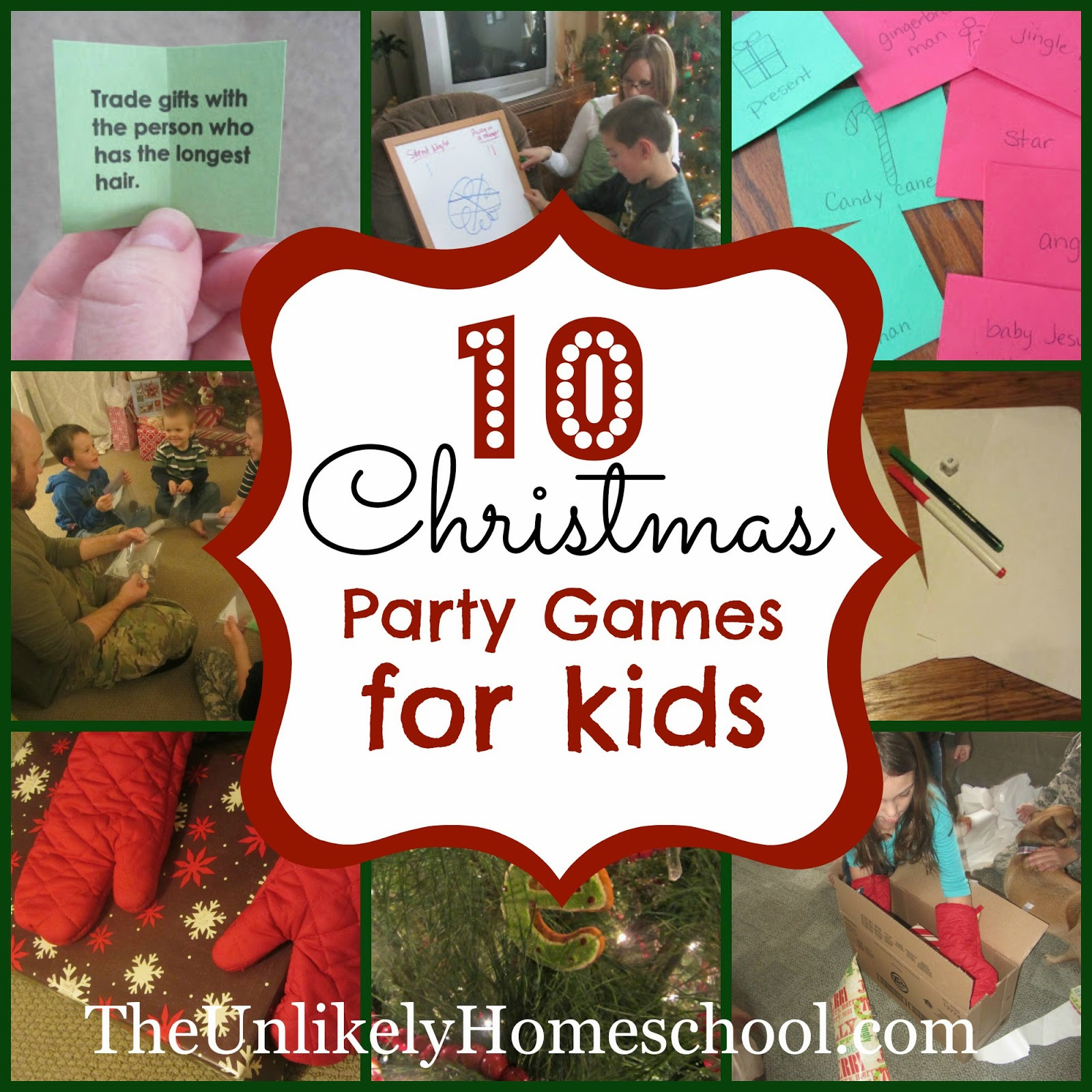 Child Christmas Party Game
 The Unlikely Homeschool 10 Christmas Party Games for Kids