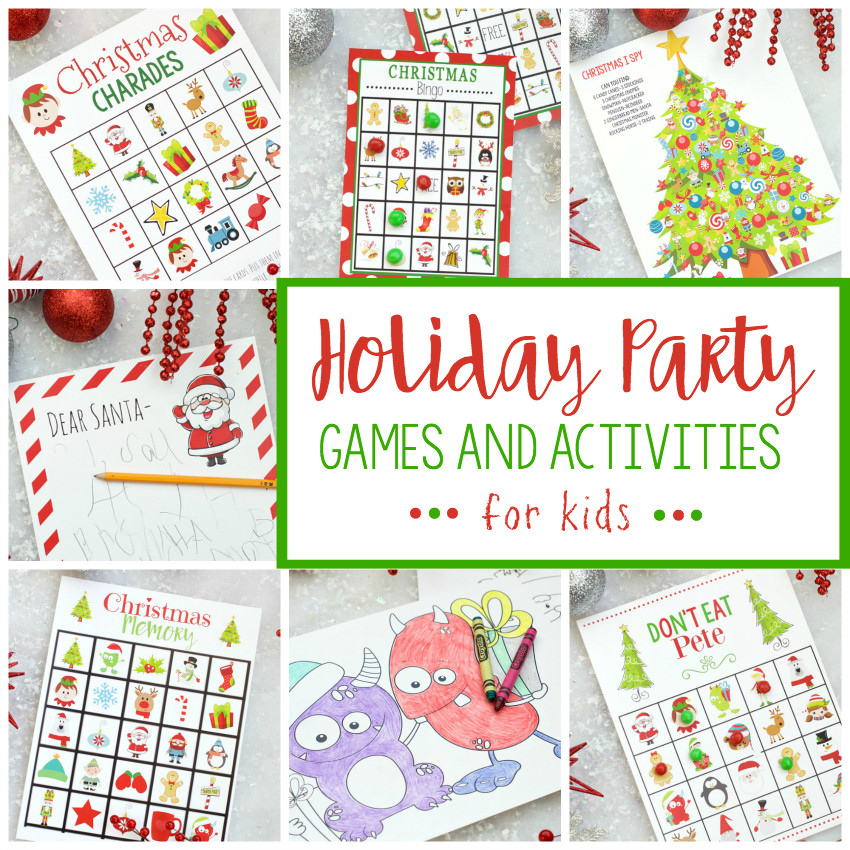 Child Christmas Party Game
 Free Printable Christmas Bingo Game – Fun Squared