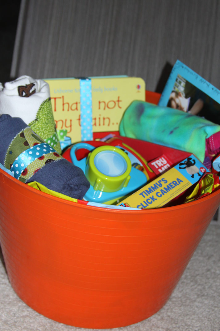 Children Gift Baskets
 Simple Gift Basket For A First Birthday And Getting Your