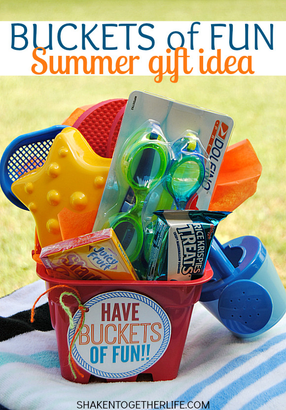 Children Gift Baskets
 Buckets of Fun Summer Gift