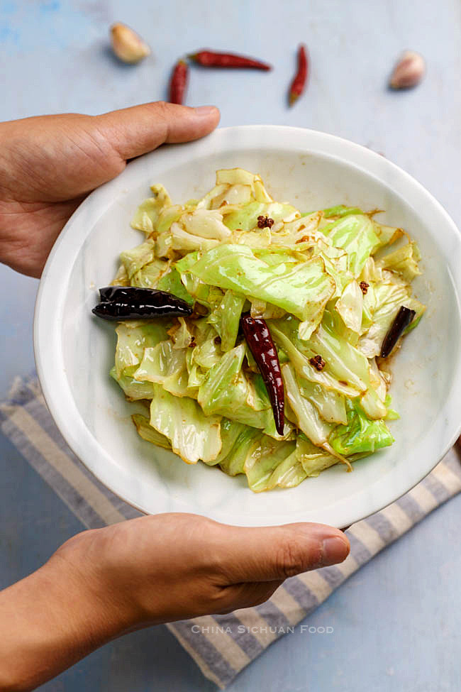 Chinese Cabbage Stir Fry
 China Sichuan Food