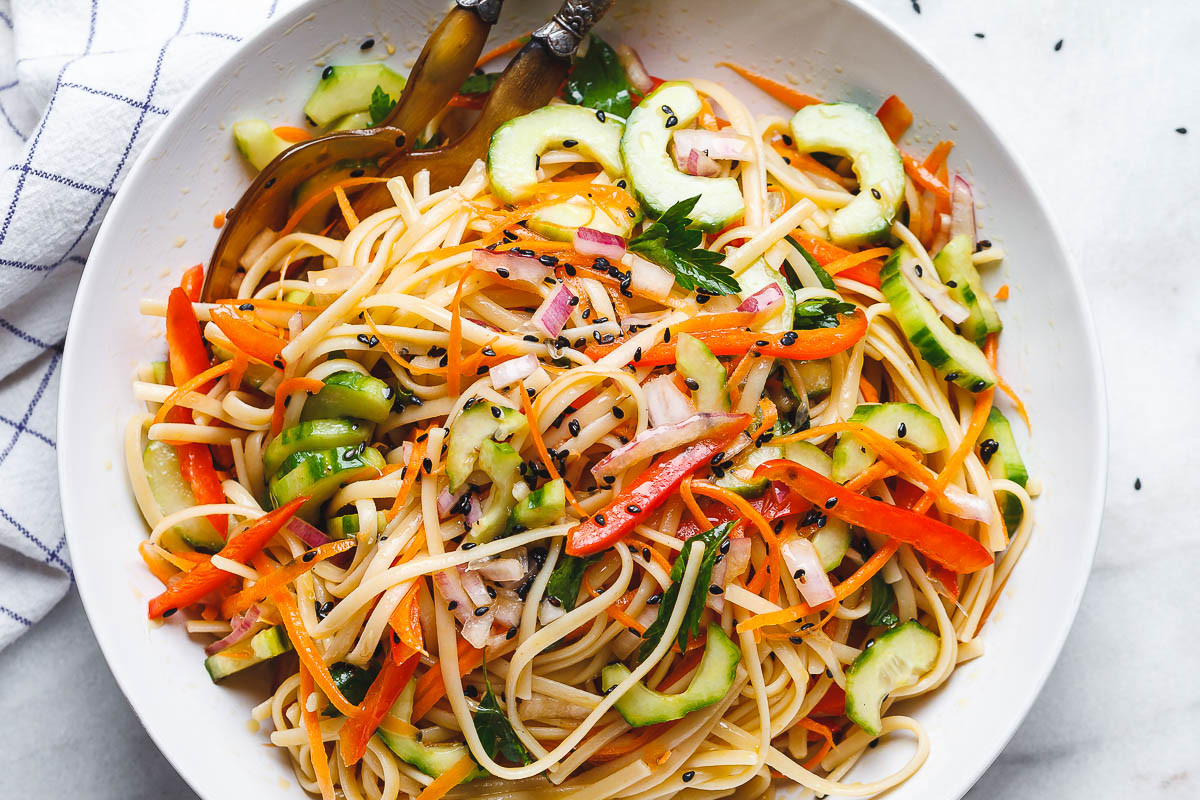 Chinese Salad Recipes
 Asian Noodle Salad Recipe with the Best Ever Ginger
