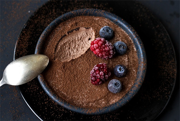 Chocolate Mousse With No Eggs
 Genius Two Ingre nt Chocolate Mousse egg free Little