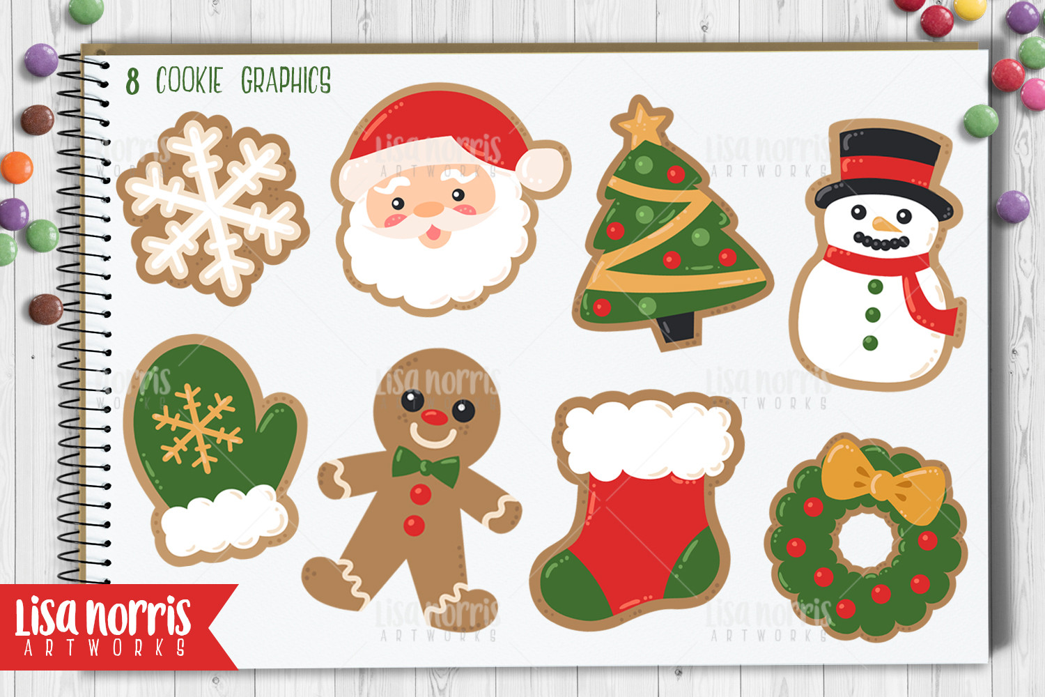 Christmas Cookies Clipart
 Christmas Cookies Clip Art Graphics