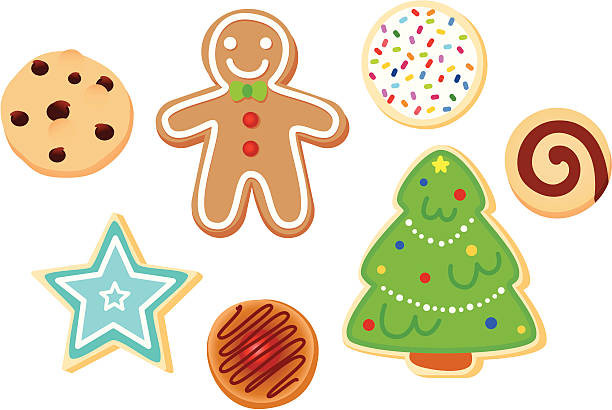 Christmas Cookies Clipart
 Best Christmas Cookies Illustrations Royalty Free Vector