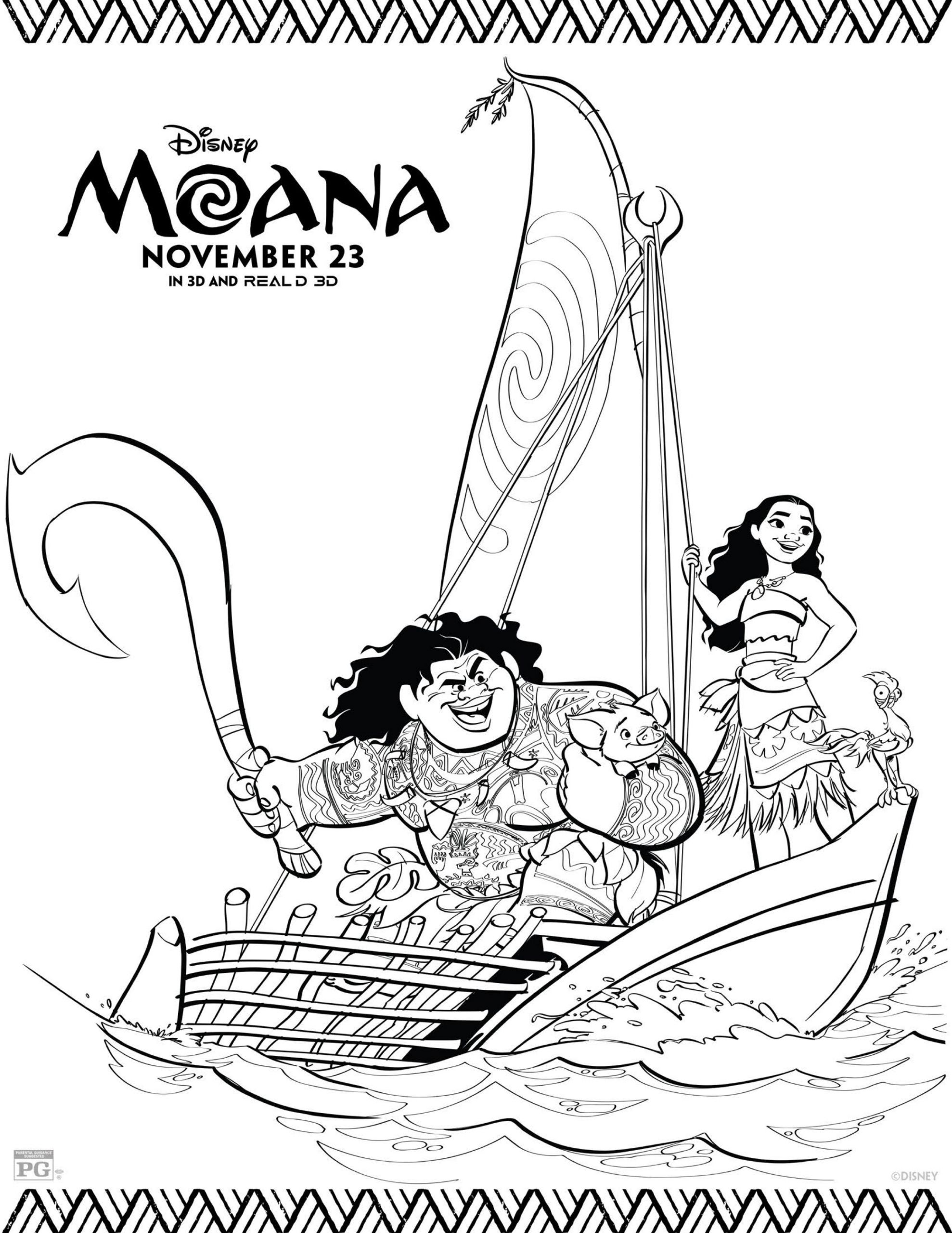 Coloring Pages For Kids Moana
 Moana Coloring Pages Best Coloring Pages For Kids