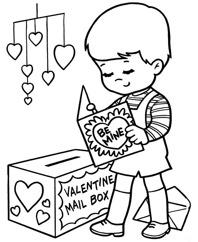 Coloring Pages For Kids Valentines Day
 Valentine s Day Coloring Pages Disney Coloring Pages