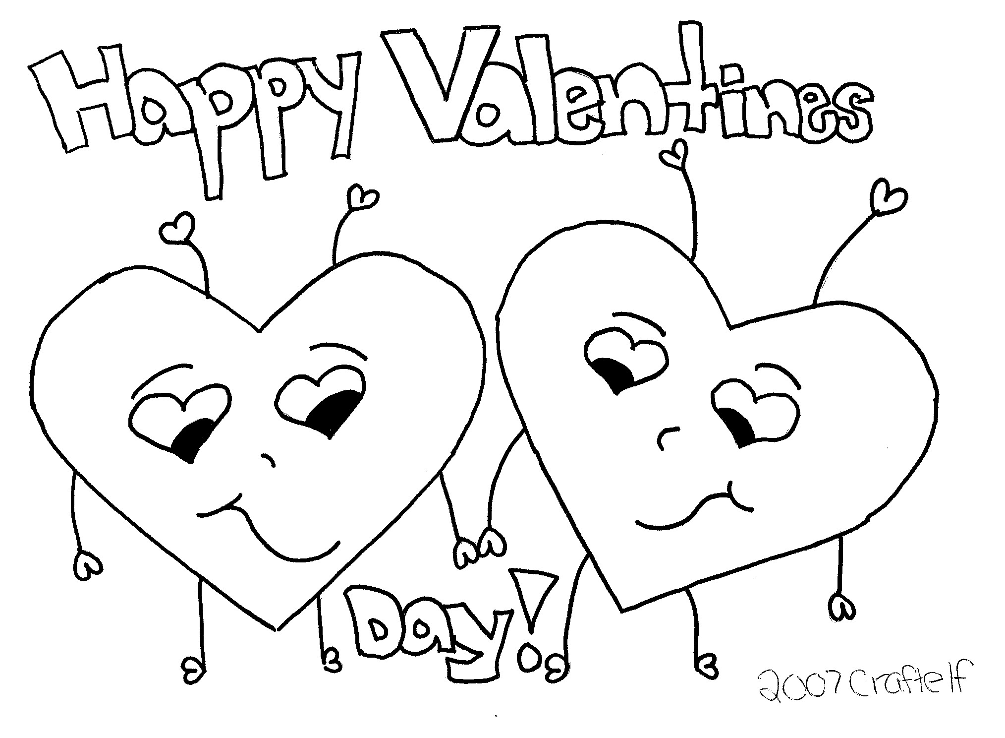 Coloring Pages For Kids Valentines Day
 valentine’s day – two apples a day