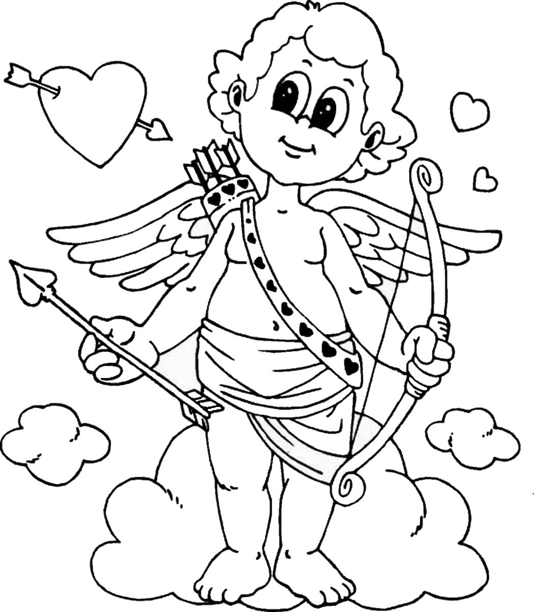 Coloring Pages For Kids Valentines Day
 Valentine’s Day Coloring Pages