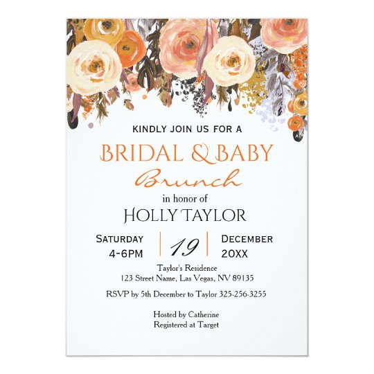 Combined Bridal Shower And Bachelorette Party Ideas
 bined Baby Shower and Bridal Shower Ideas Invitation