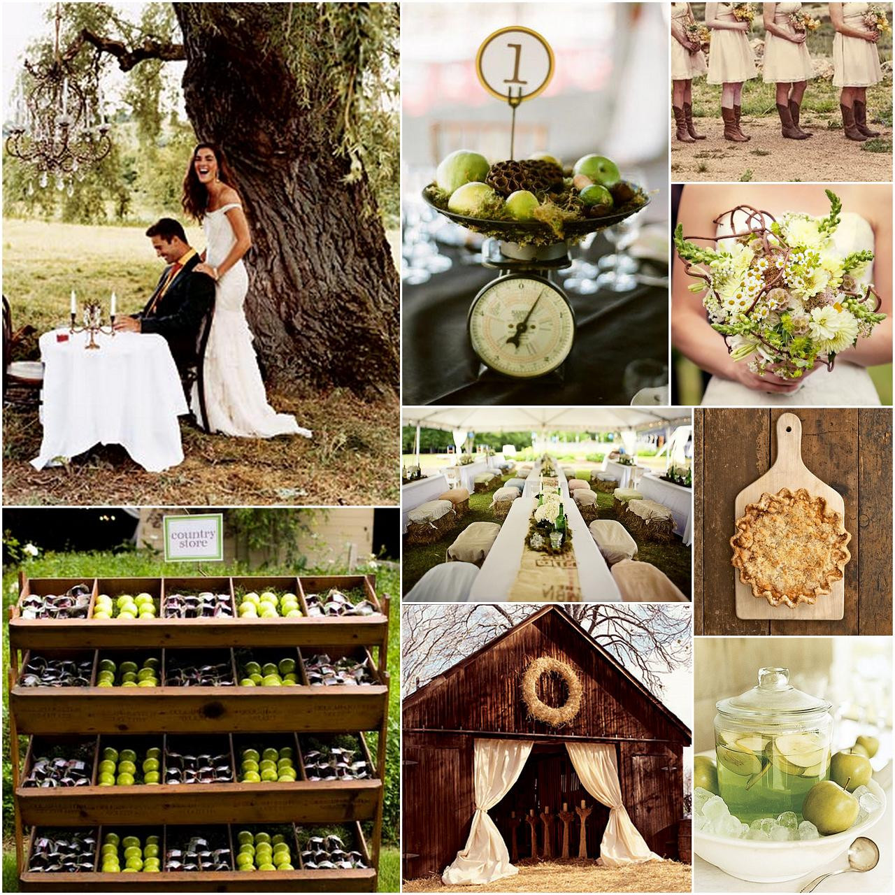 Country Themed Wedding Favors
 country theme