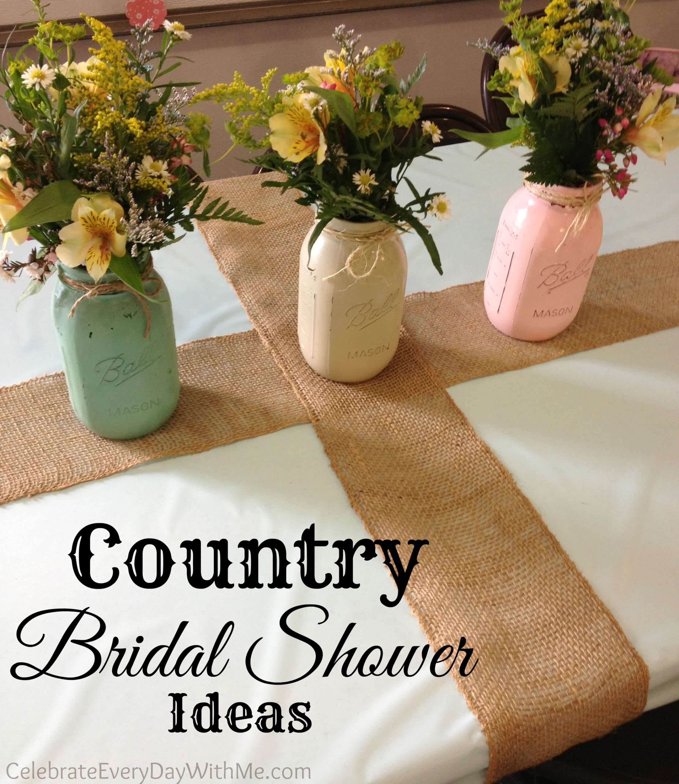 Country Themed Wedding Favors
 Country Bridal Shower Ideas Celebrate Every Day With Me