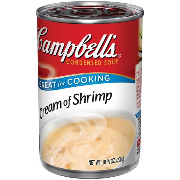 Cream Of Shrimp Soup
 Campbell s Cream of Shrimp Condensed Soup