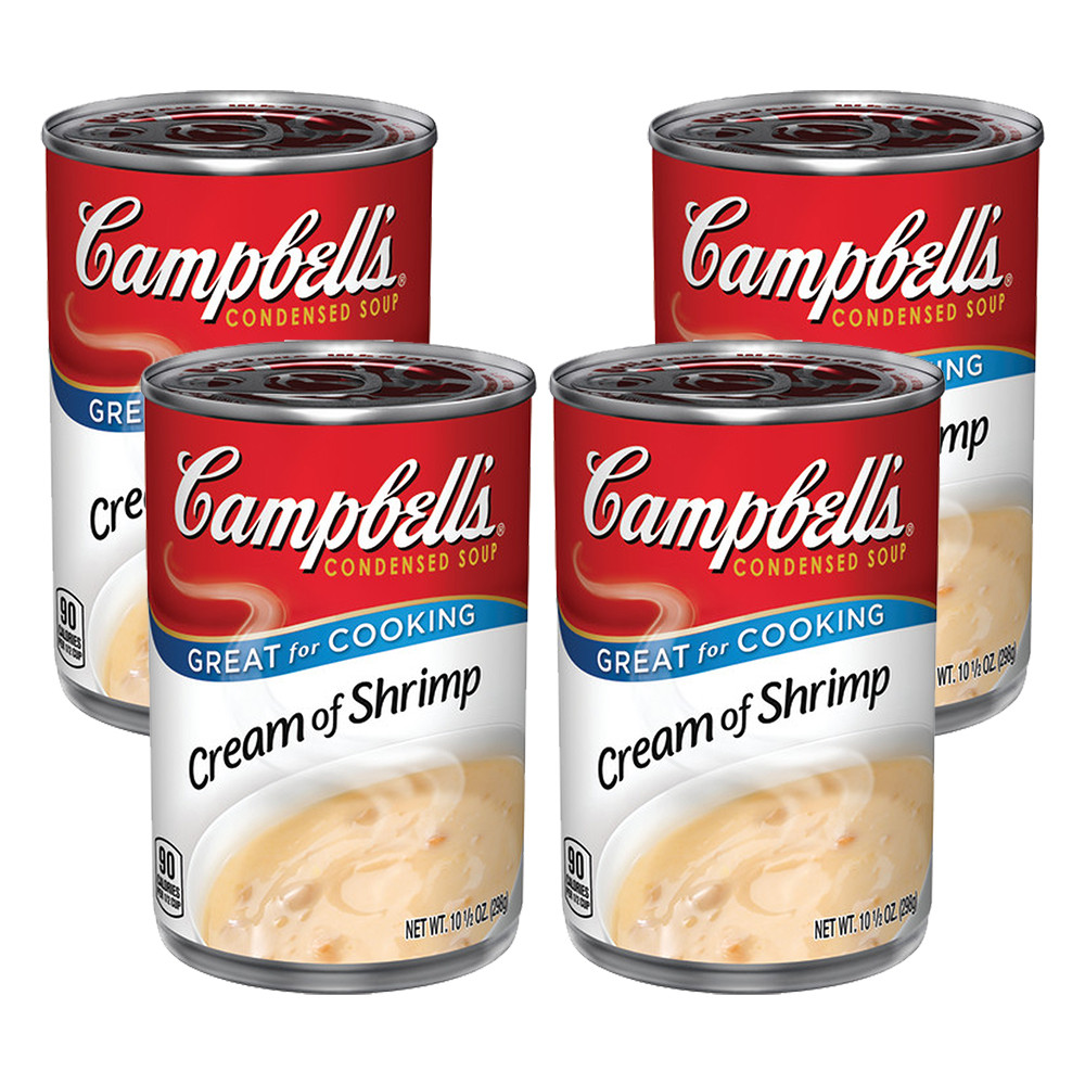 Cream Of Shrimp Soup
 4 Pack Campbell s Condensed Cream of Shrimp Soup 10