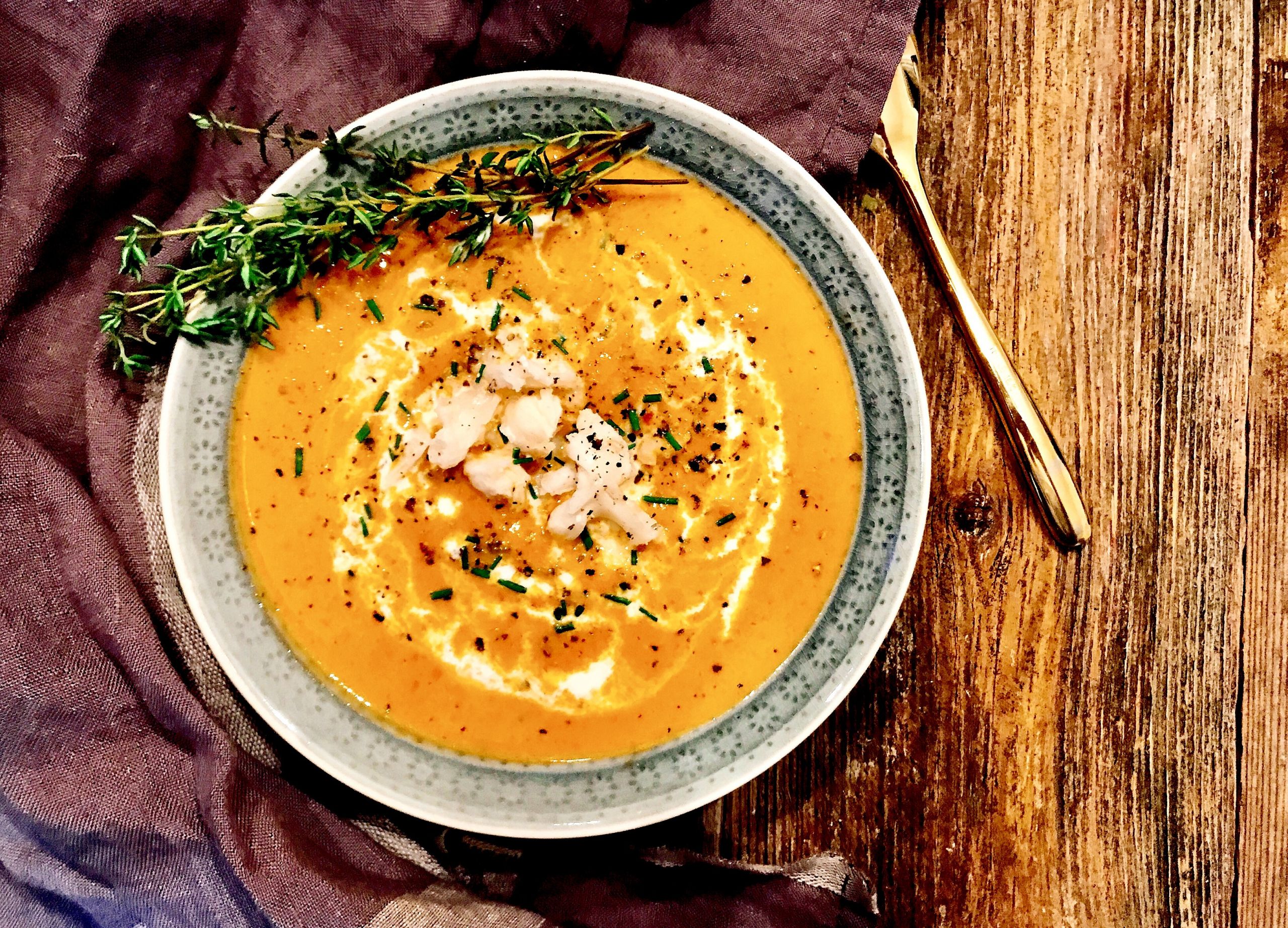 Creamy Seafood Bisque Recipe
 Creamy Lobster Bisque with Sherry and Thyme A Hint of Wine