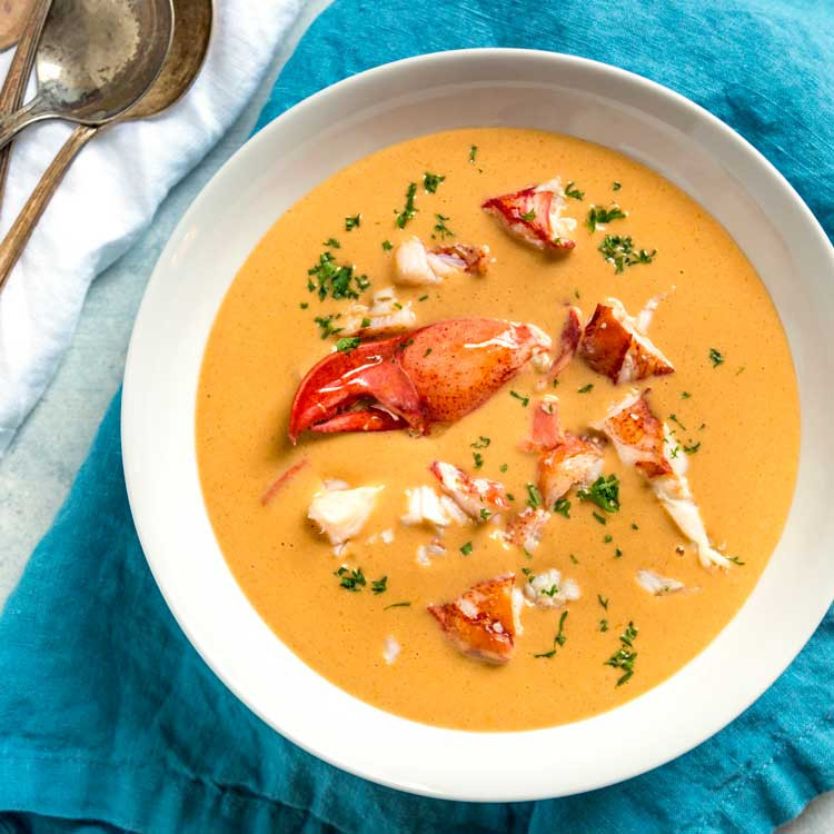 Creamy Seafood Bisque Recipe
 Creamy Lobster Bisque Recipe Kevin Is Cooking
