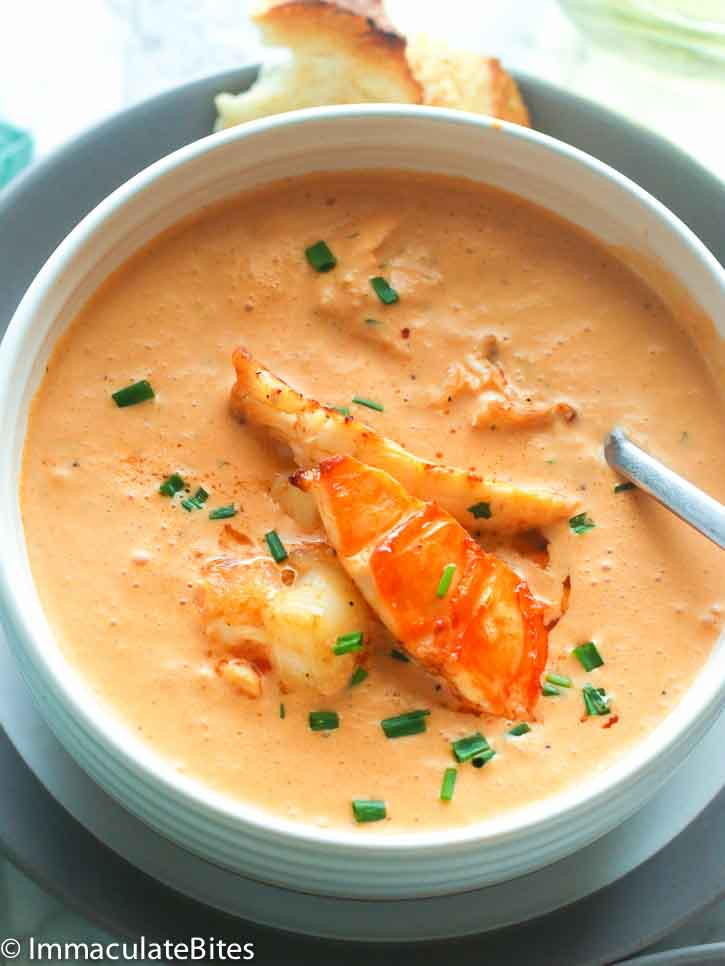 Creamy Seafood Bisque Recipe
 Lobster Bisque Immaculate Bites
