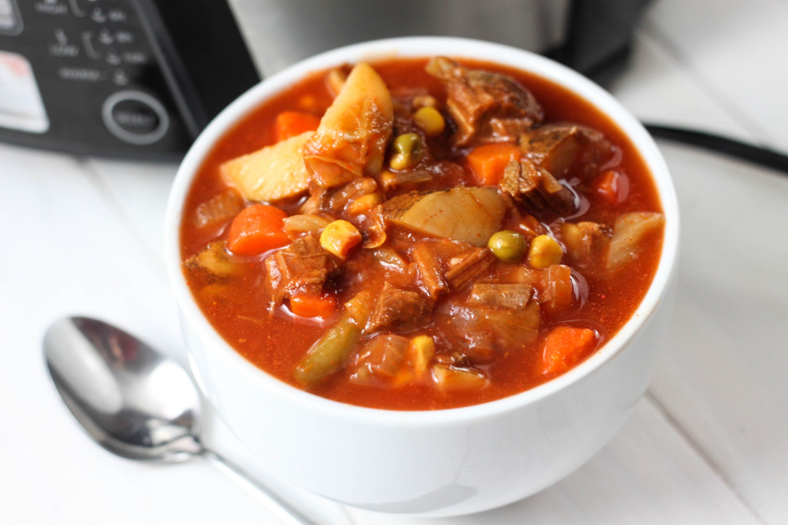Crock Pot Vegetable Beef Soup
 Ve able Beef Soup The Farmwife Cooks