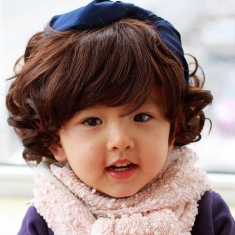 Curly Hair Baby Boys
 Professional graphy Children Cool Baby Boy Curly