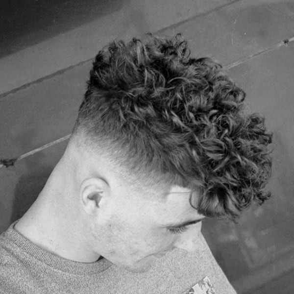 Curly Hair Fade Haircuts
 25 Curly Fade Haircuts For Men Manly Semi Fro Hairstyles