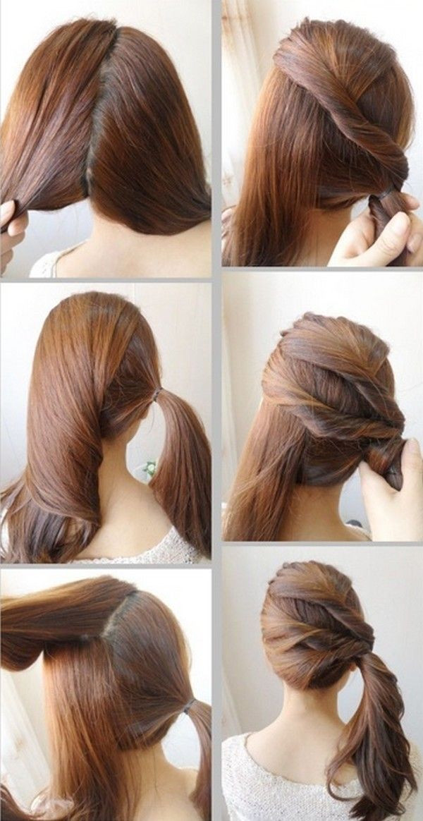 Cute And Easy Step By Step Hairstyles
 cute and easy hairstyles for school step by step Google