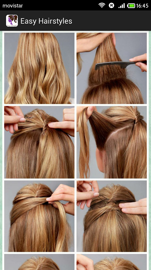 Cute And Easy Step By Step Hairstyles
 Easy Hairstyles Step by Step Android Apps on Google Play
