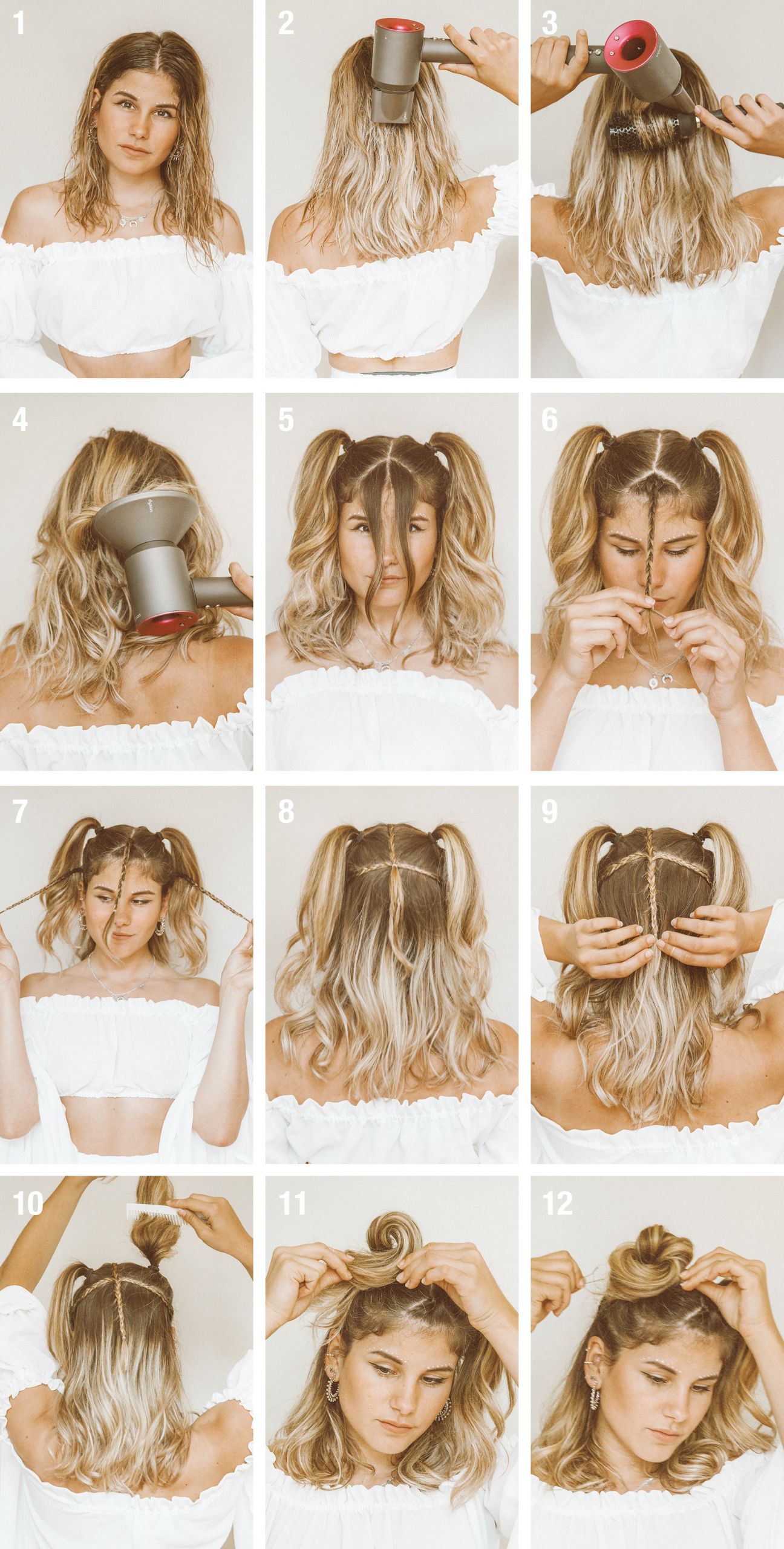 Cute Hairstyles To Do With Short Hair
 Tutorial Quick & Easy Festival Hairstyle for short hair