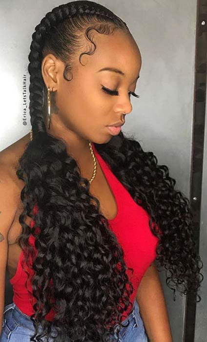 Cute Weave Ponytail Hairstyles
 37 Latest Braids Hairstyles Ponytails with Weave That Will