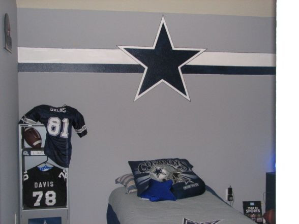 Dallas Cowboys Kids Room
 Idea for both Bito and Daniel dallas cowboy boys room a