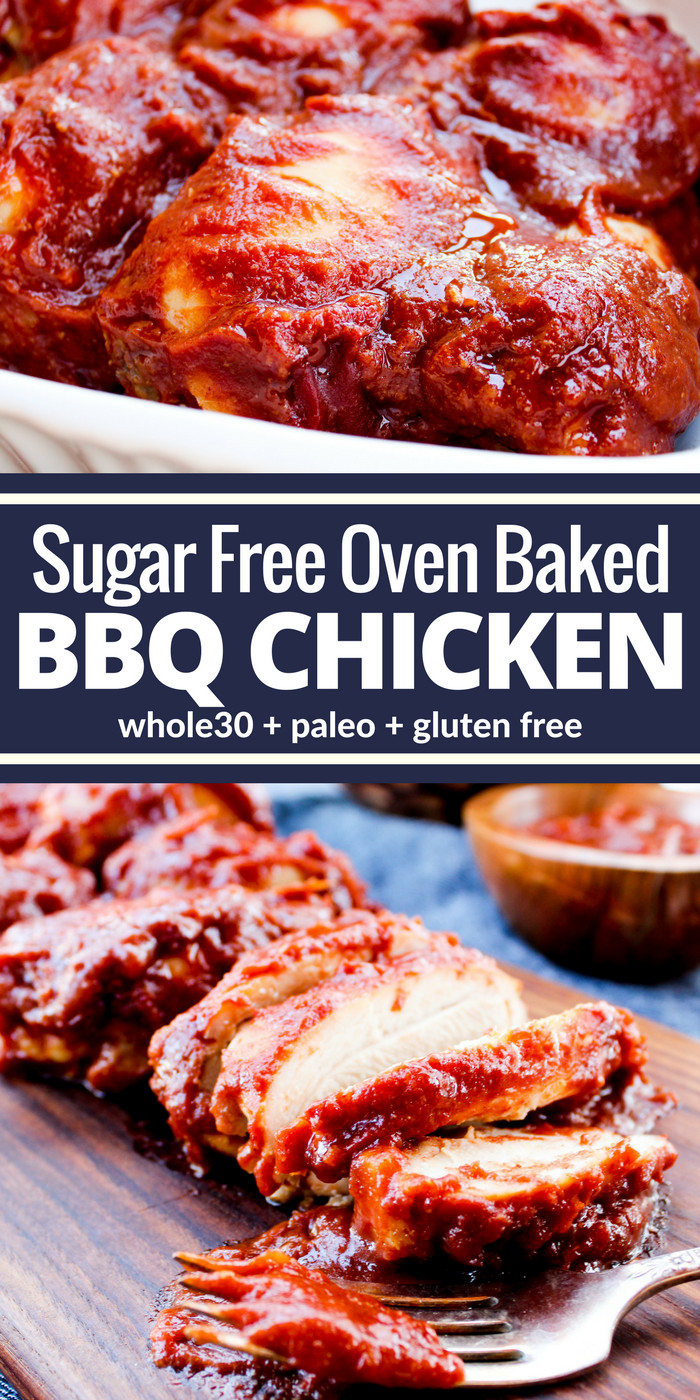Diabetic Baked Chicken Recipes
 Sugar Free Oven Baked BBQ Chicken Recipe