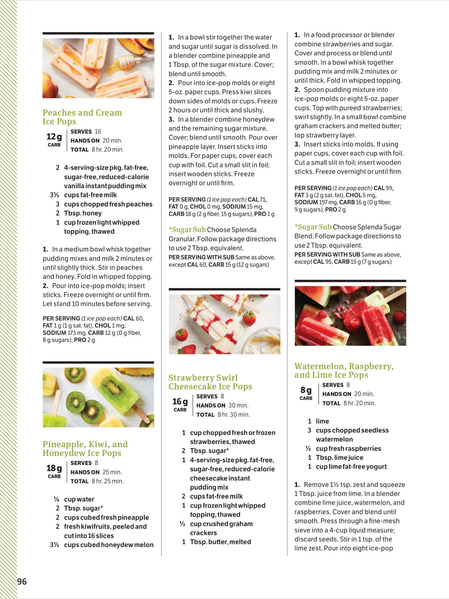 Diabetic Living Magazine Recipes
 "Diabetic Living Summer Recipes" from Diabetic Living
