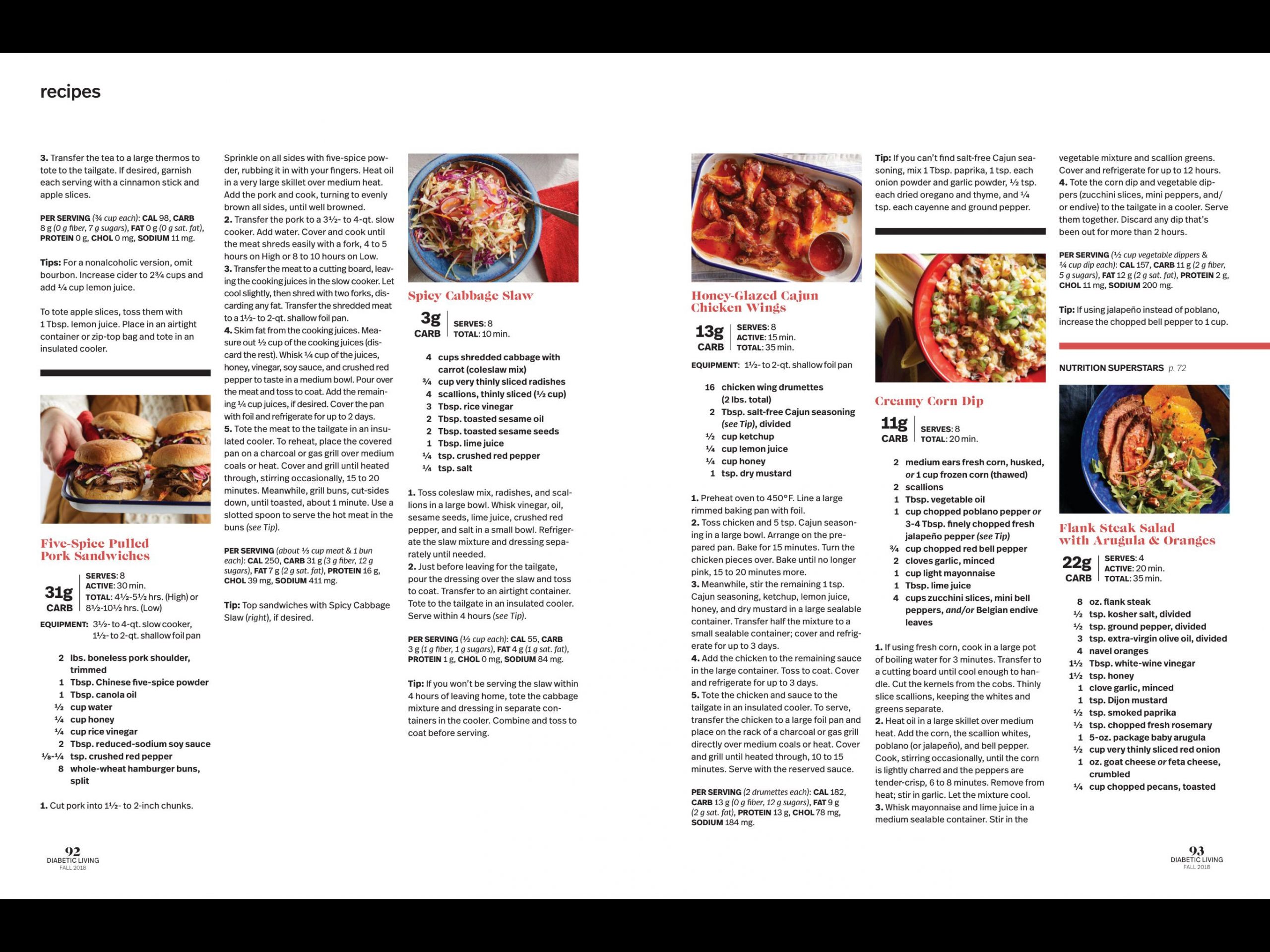 Diabetic Living Magazine Recipes
 "Recipes" from Diabetic Living Magazine Fall 2018 Read