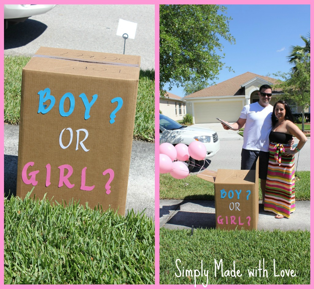 Different Gender Reveal Party Ideas
 simply made with love Gender Reveal Party