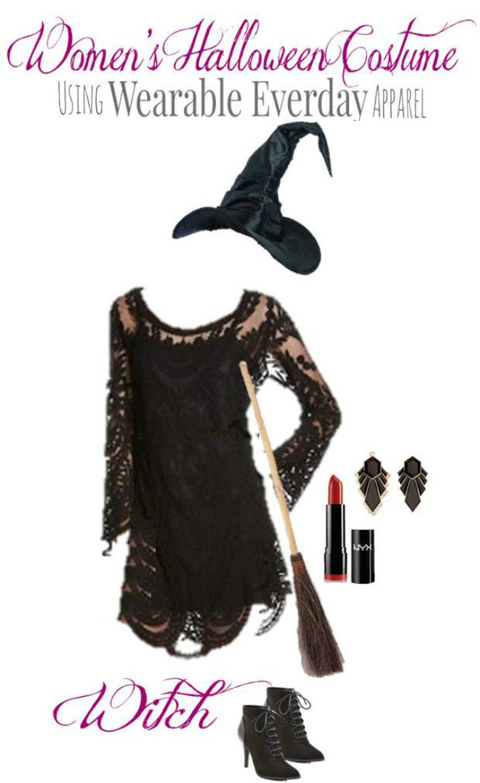 DIY Adult Witch Costume
 Witch DIY Halloween Costume for Adults Style on Main